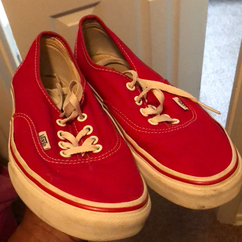 Red low vans - Picture 3 of 3